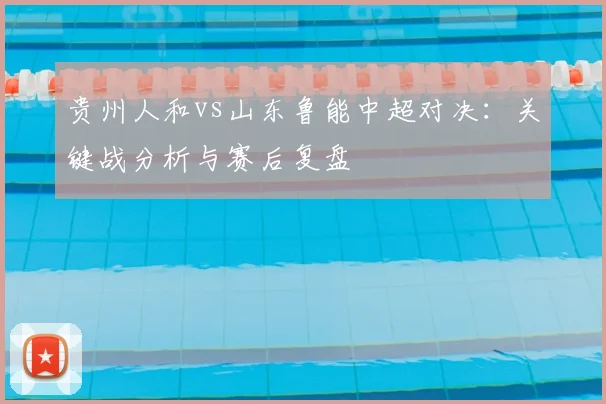 贵州人和vs山东鲁能中超对决：关键战分析与赛后复盘